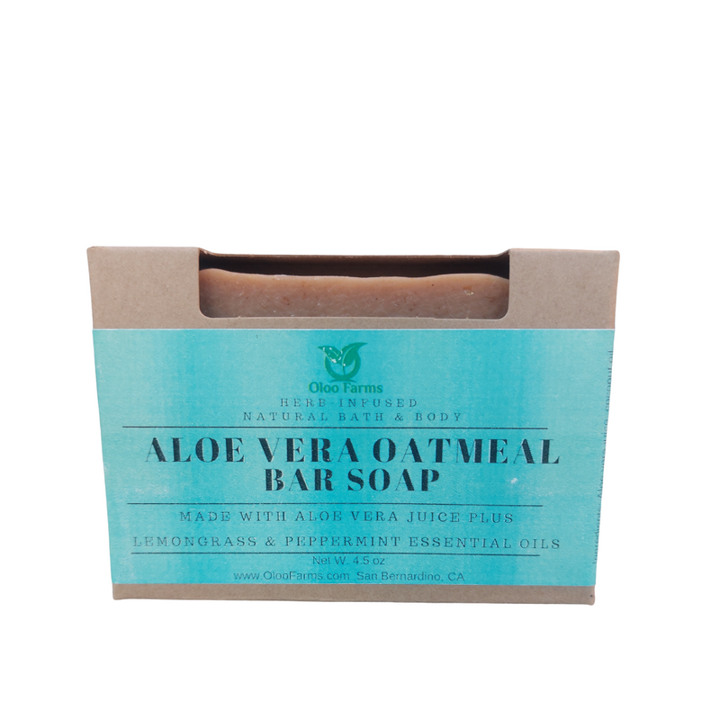 Aloe Vera Oatmeal Soap Bar