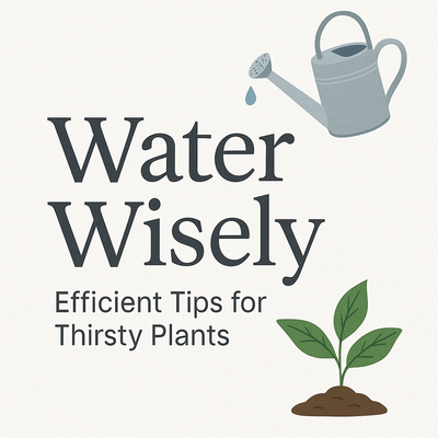 Water Wisely: Efficient Tips for Thirsty Plants