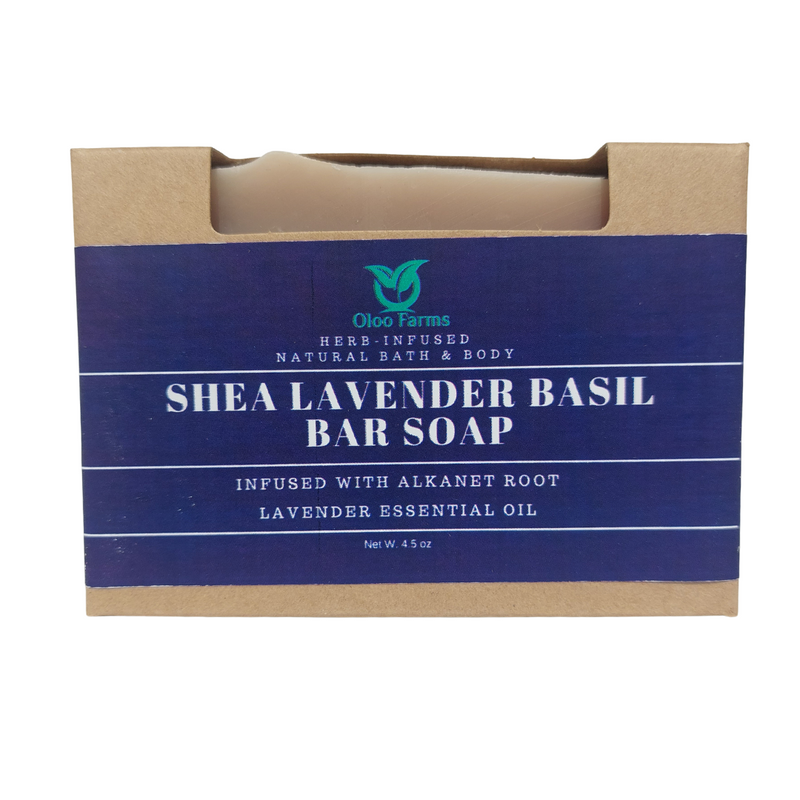 Shea Lavender Basil Soap