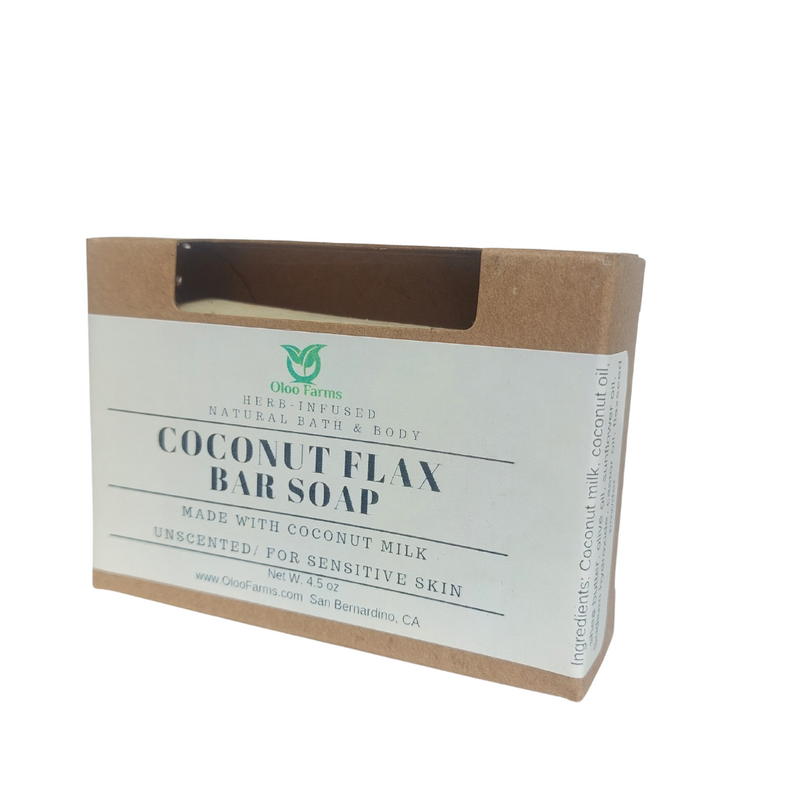 Coconut Flax Soap Bar