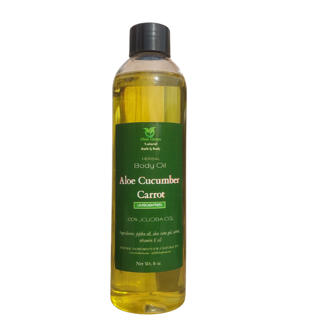 Aloe Cucumber Carrot Body Oil – Oloo Farms