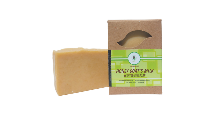 Scented Honey and Goat’s Milk Soap Bar