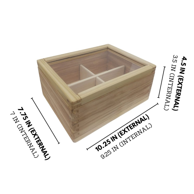 Wooden Box, Window Top